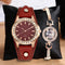 Reloj de Lujo Ligero con Pulsera de Diamantes Completa para Mujer