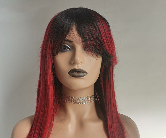Peluca de Cabello Humano Real con Mecanismo de Ajuste Profesional