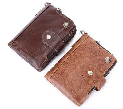 Bolsa de Cuero Genuino con Cierre de Hebilla - Estilo Casual y Versátil - Image 19