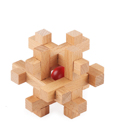 Puzzle 3D Luban de Madera - Juego Educativo de Desbloqueo - Image 13