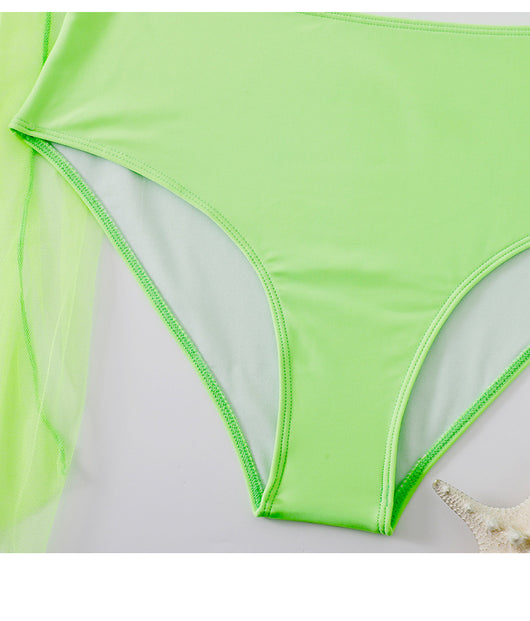 Traje de Baño Bikini Talla Grande con Falda de Gasa - Image 11