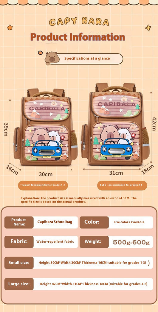 Mochila Escolar de Gran Capacidad Capabala para Niños de Primaria - Image 32