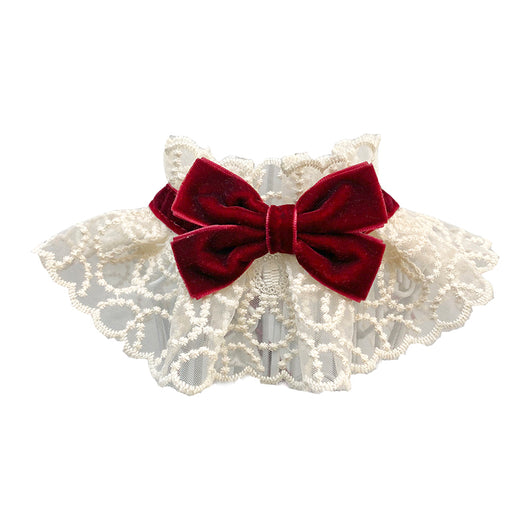 Pañuelo Bandana para Mascotas con Diseño de Moño y Joyería - Image 5