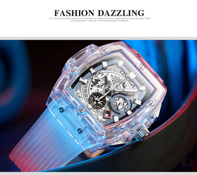 Reloj Unisex con Esfera Transparente y Luz Luminosa - Image 12