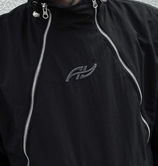 Chaqueta Shell con Cuello Alto y Doble Cierre - Image 16