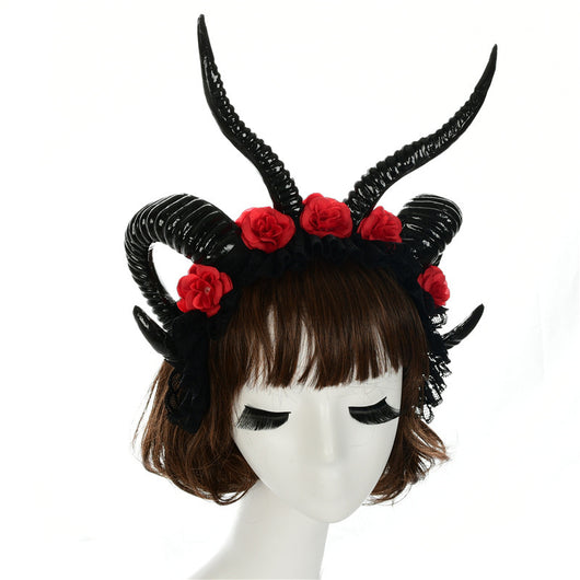 Diadema de Cuernos de Bruja Negra - Accesorio de Cosplay y Disfraz - Image 8