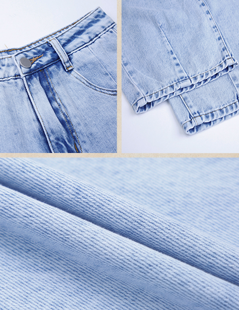 Jeans Retro Cintura Alta Mujer - Corte Holgado y Casual - Image 11