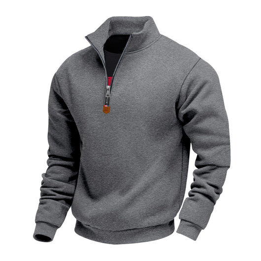 Sudadera Deportiva Cuello Alto con Cierre Medio para Hombre - Image 7