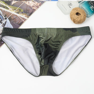 Calzón Triangular de Seda Helada con Diseño Camuflaje - Image 11