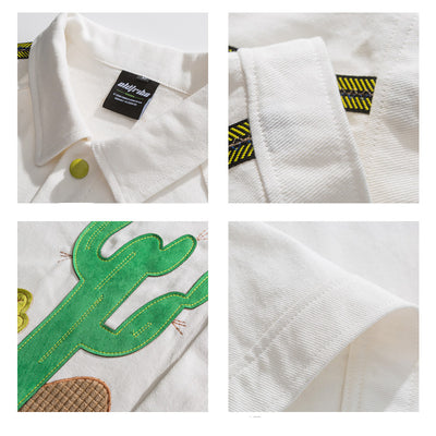 Chaqueta Patchwork Unisex - Uniforme de Béisbol para Parejas Otoño - Image 5