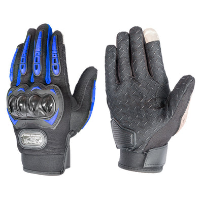 Guantes de Carreras para Motocicleta con Pantalla Táctil de Dedos Completos