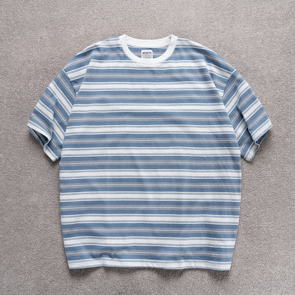 Camiseta Holgada de Rayas y Colores Pastel