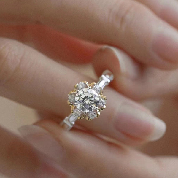 Anillo de Bodas Mosonite Alta Pureza