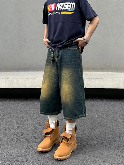 Jeans Cropped Desgastados Premium para Hombre - Image 3