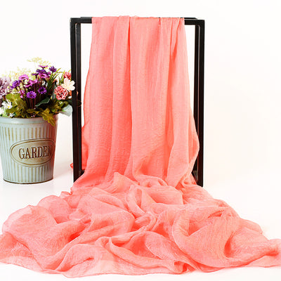 Pañuelo de Seda Simulada para el Sol - Chal Protector UV para Mujer - Image 16