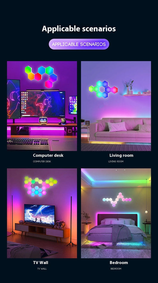 Panel de Luz LED Quantum Esports para Pared - Atmósfera Gaming Profesional - Image 23