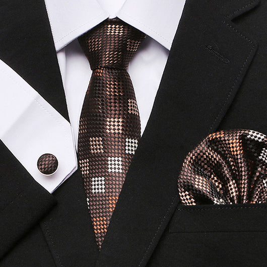 Traje Tres Piezas para Hombre Serie Flor de Anacardo con Corbata - Image 28