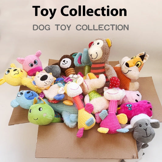 Juguete Masticable para Perros con Sonido y Alivio de Dentición