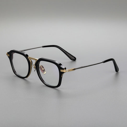 Gafas Retro de Titanio Puro con Montura de Lámina Metálica - Image 8