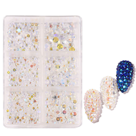 Stickers de Uñas Porcelana Blanca - 6 Compartimentos - Image 11