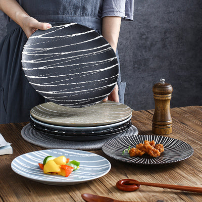 Plato para Pasta Estilo Restaurante con Cubiertos Incluidos