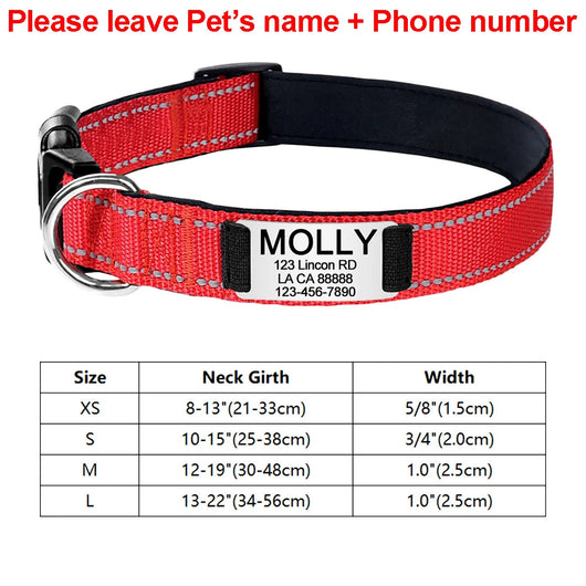 Collar Ajustable para Perro con Diseño Tallado - Image 3