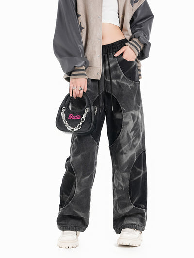 Pantalones Denim Clásicos con Costuras Decorativas para Mujer - Image 14
