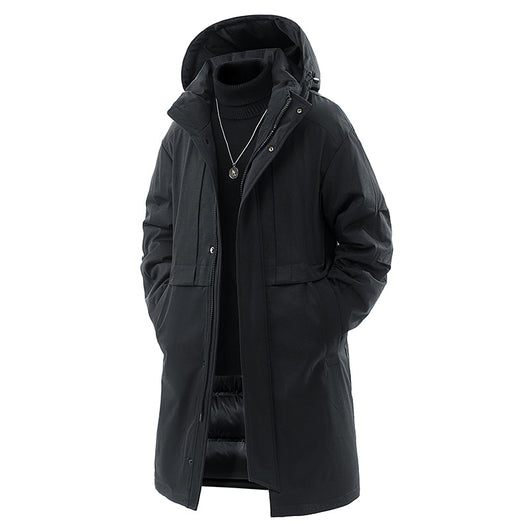 Abrigo Hombre Suelto Impermeable Moderno y Cálido - Image 6