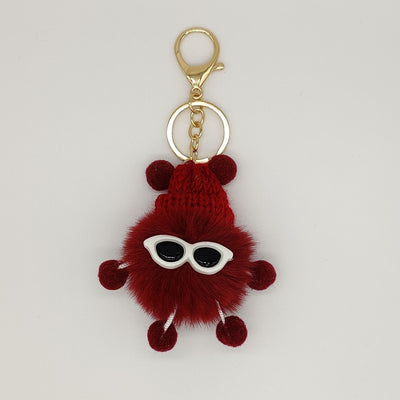Llavero Peluche Duendecillo Adorable con Pelaje de Conejo Rex - Image 25