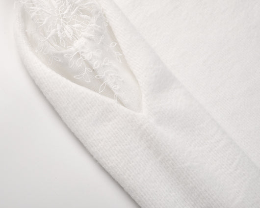 Blusa Tejida de Manga Larga con Tejido Jacquard para Mujer - Image 3