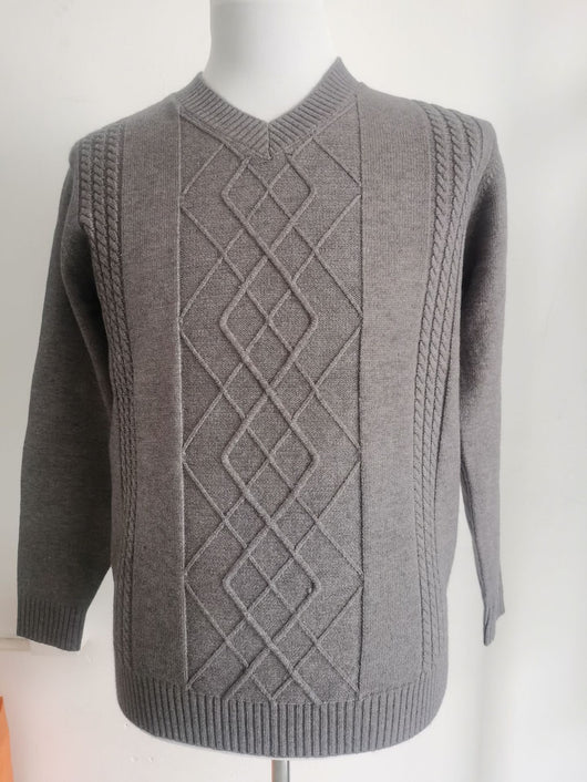 Suéter Casual para Hombre con Cuello Tipo Polo - Pullover de Punto - Image 41