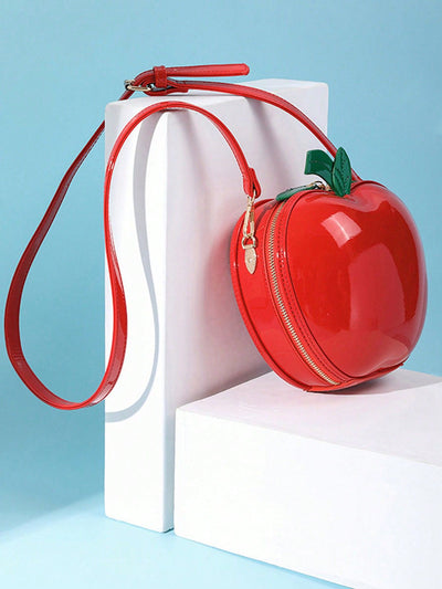 Bolsa Portátil con Diseño de Manzana para Teléfono y Maquillaje - Image 10