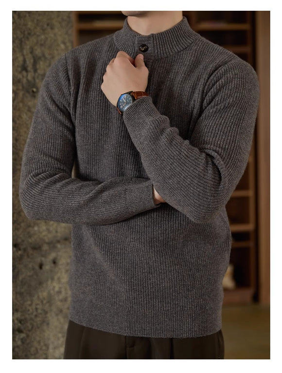 Suéter Cuello Alto Americano Tejido