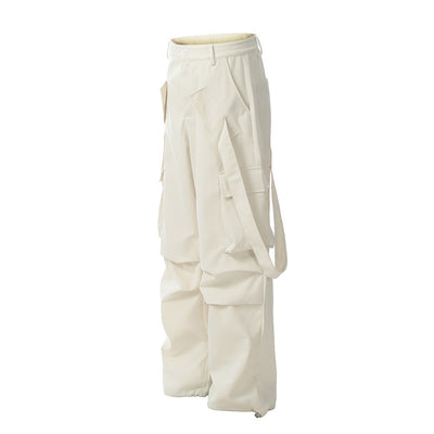 Overol Hombre Diseño de Bolsillos con Cinta y Pliegues - Image 10