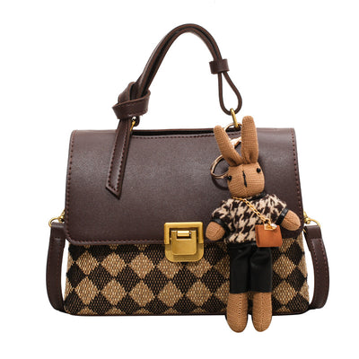 Bolso Coreano de Diseño Bicolor: Elegancia en Blanco y Negro - Image 28