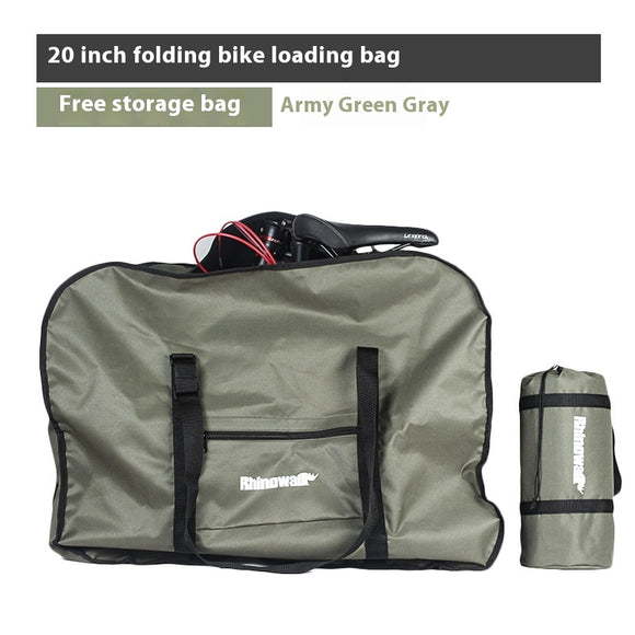 Bicicleta Plegable con Bolsa de Transporte para Equipaje