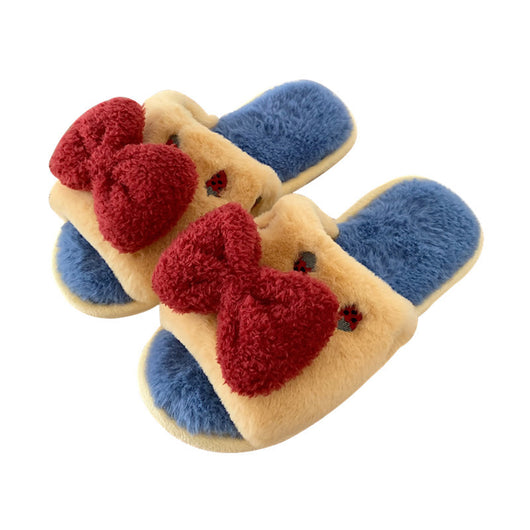Pantuflas de Algodón Estilo Princesa con Moño - Image 10