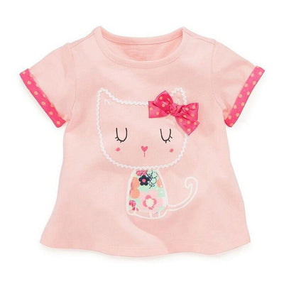 Playera Infantil de Algodón para Niña - Manga Corta - Image 15