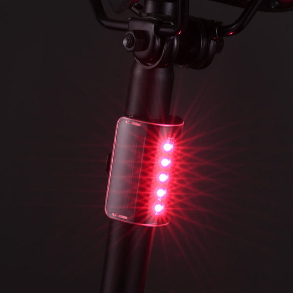Luz de Advertencia Inteligente para Bicicleta con Sensor Táctil