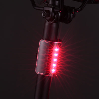 Luz de Advertencia Inteligente para Bicicleta con Sensor Táctil