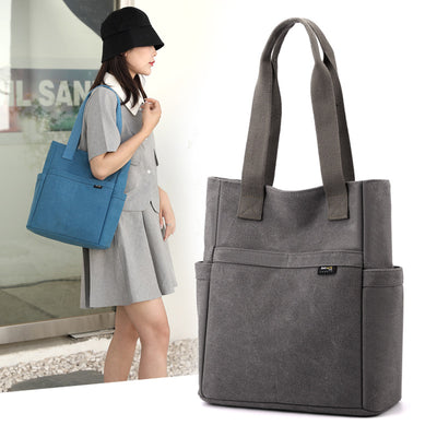 Bolsa de Lona Portátil para Mujer - Ideal para Verano - Image 3
