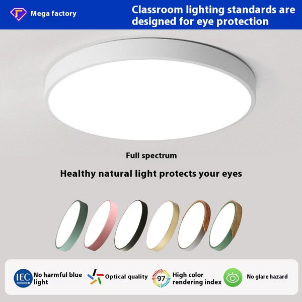 Lámpara de Techo LED Espectro Completo Redonda para Sala