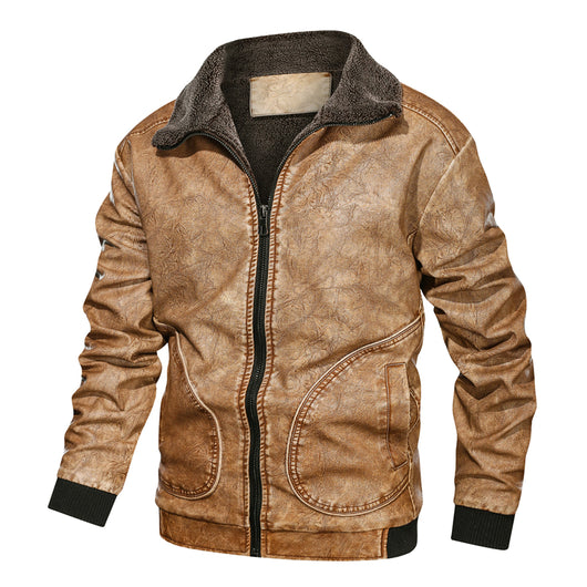 Chaqueta de Invierno Mountainskin PU para Hombre - Abrigo Grueso y Cálido - Image 10