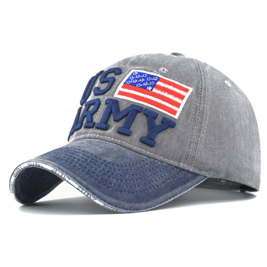 Gorra de Béisbol Retro con Letra Bordada - Unisex Pico de Pato - Image 8