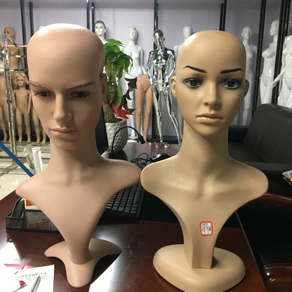 Busto Maniquí de Plástico Media Cuerpo para Exhibir Collares y Accesorios