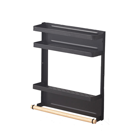 Estantería Plegable para Refrigerador - Organizador de Cocina Compacto