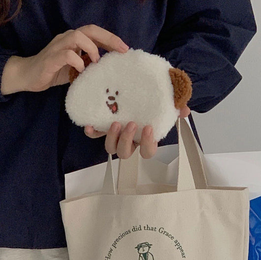 Monedero Adorable Cachorrito Peluche - Bolsa Multiusos Compacta - Image 6