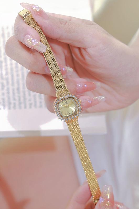 Reloj Cuadrado Retro Mini de Trigo con Suerte - Image 17
