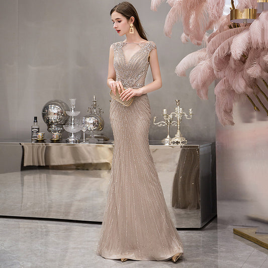 Vestido de Noche Fishtail Elegante para Anfitriona
