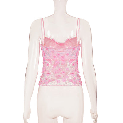 Bolso Bandolera de Lentejuelas Mesh - Estilo Dopamina Verano - Image 12